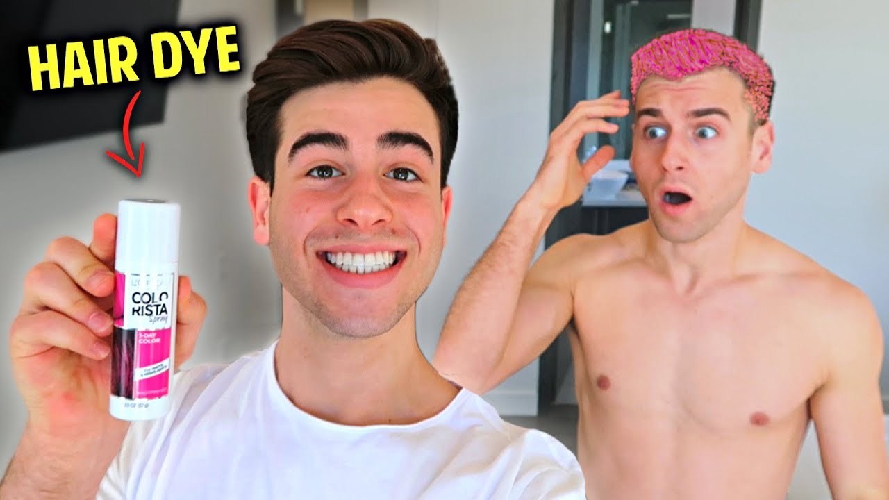 Dying My Brother’s Hair PINK! (He Deserved It)