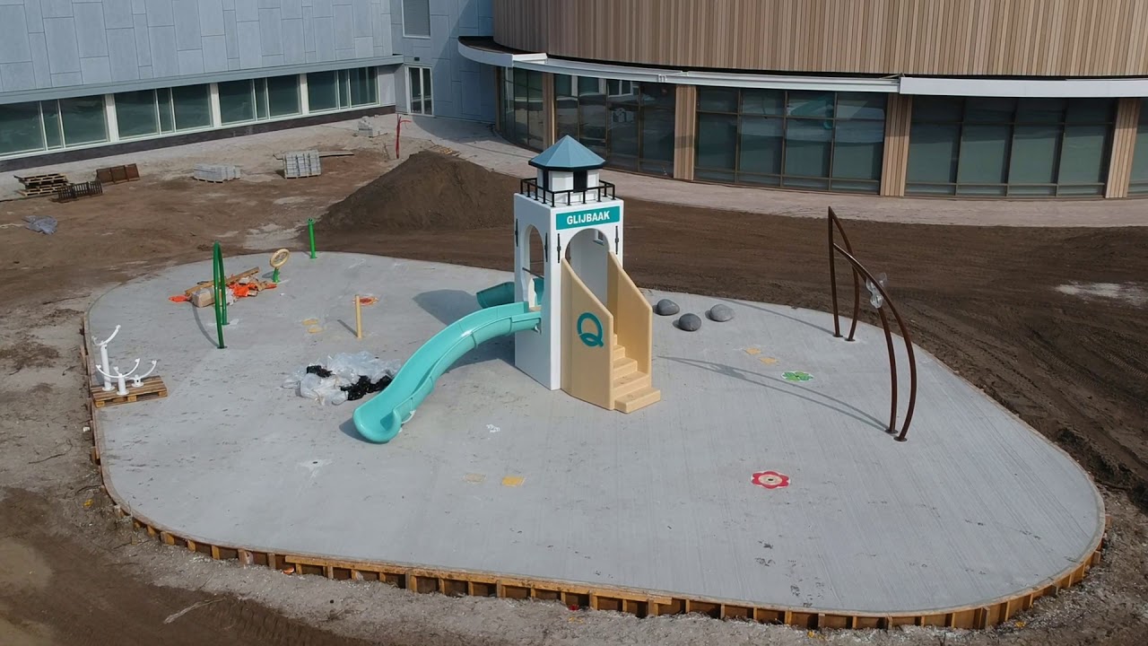 Zwembad Aquamar Katwijk aan Zee voortgang spraypark