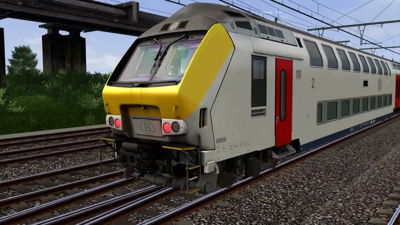 Train Simulator 2024 | NMBS SNCB M6 Bx GF | HLE 27 GF | Sktrains | IC 20xx | Charleroi - Nivelles |