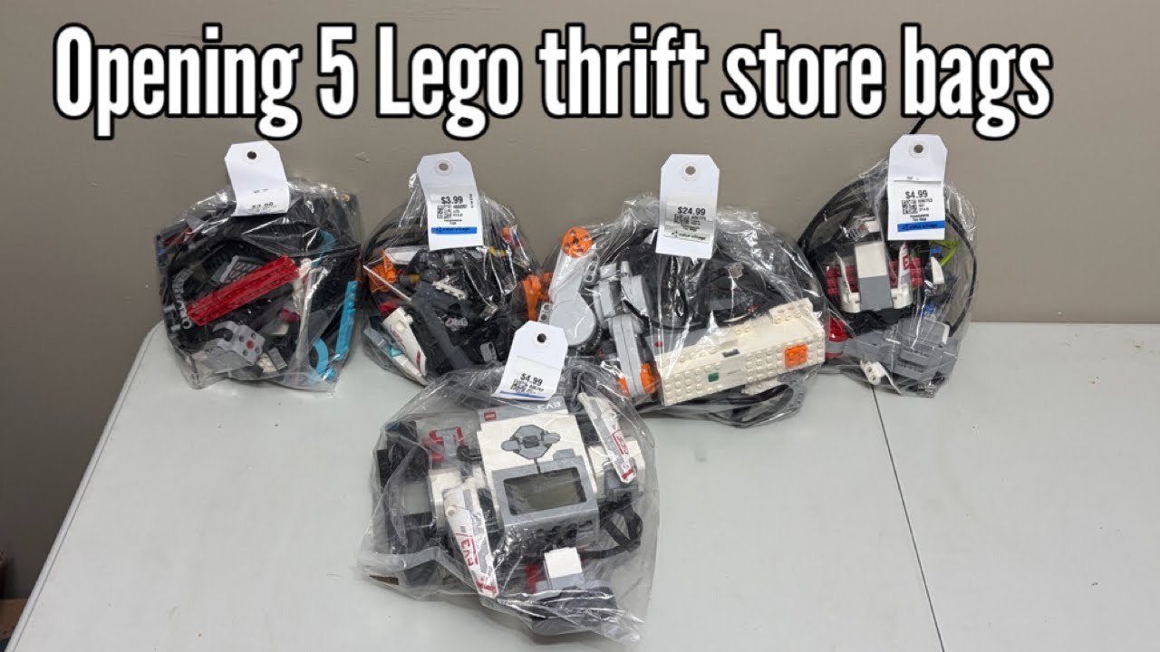 Let’s open 5 Lego thrift store bags