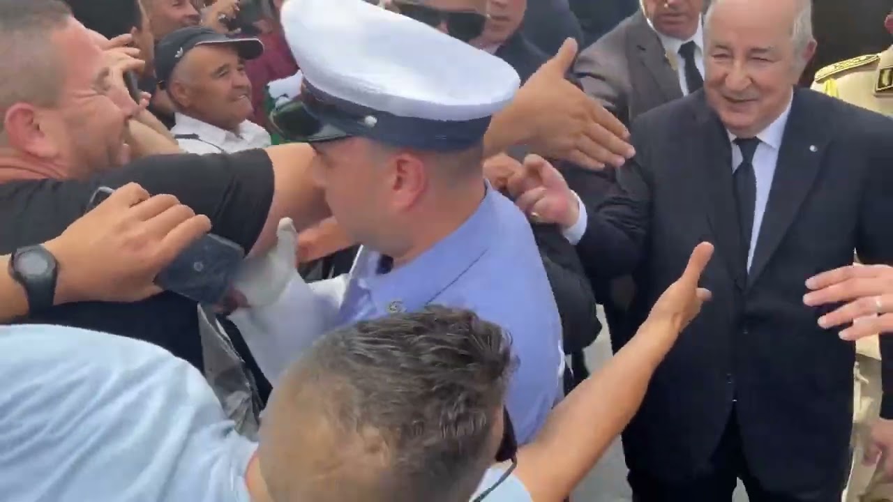 Le président Tebboune s'offre un bain de foule à Tizi-Ouzou
