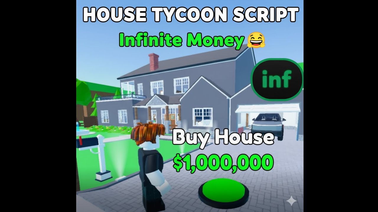 House Tycoon Script 🤩 | Keyless 😭 | Infinite Money 🤑 | Auto Build 😲 |  Free All Gamepass 😉