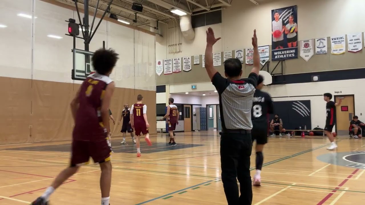 Pogi Boyz (black) vs Mayhem Adjacent (red) 