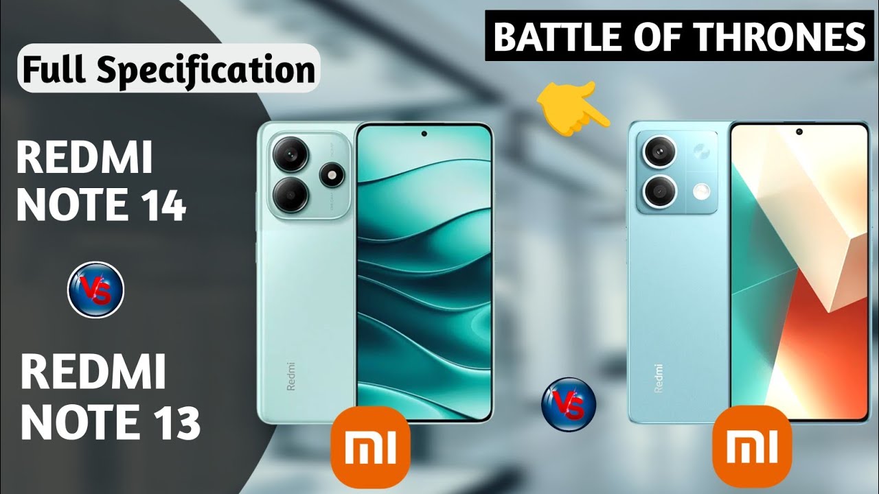 Redmi Note 13 5G vs Redmi Note 14 5G