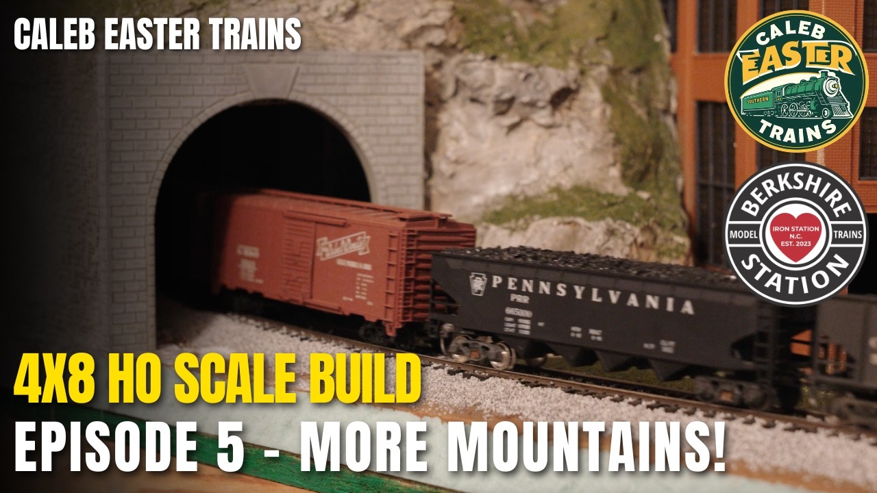 More Mountain Work! HO Scale 4x8 Layout Build Series – Episode 5
