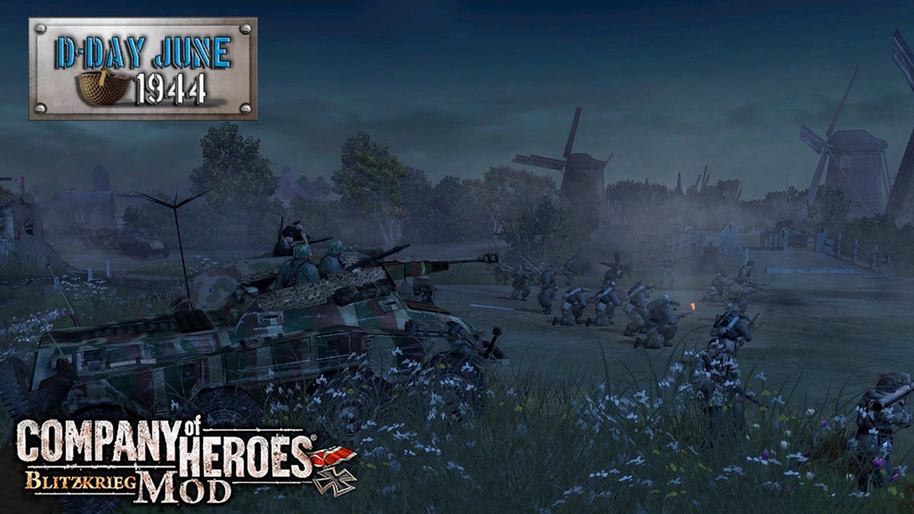Ночная битва | Модификация «Блицкриг» для Company Of Heroes