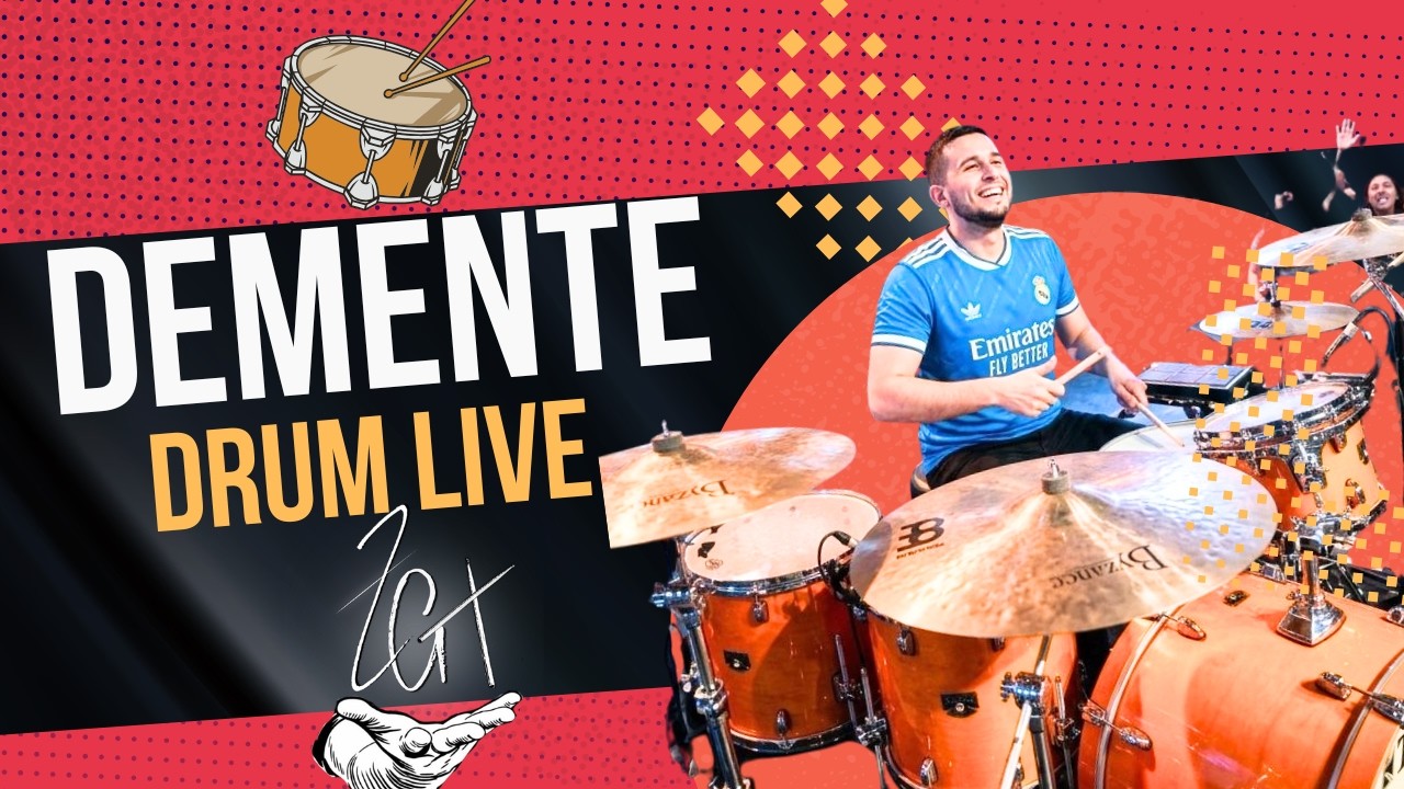 DEMENTE COVER || DRUM CAM #drumcam