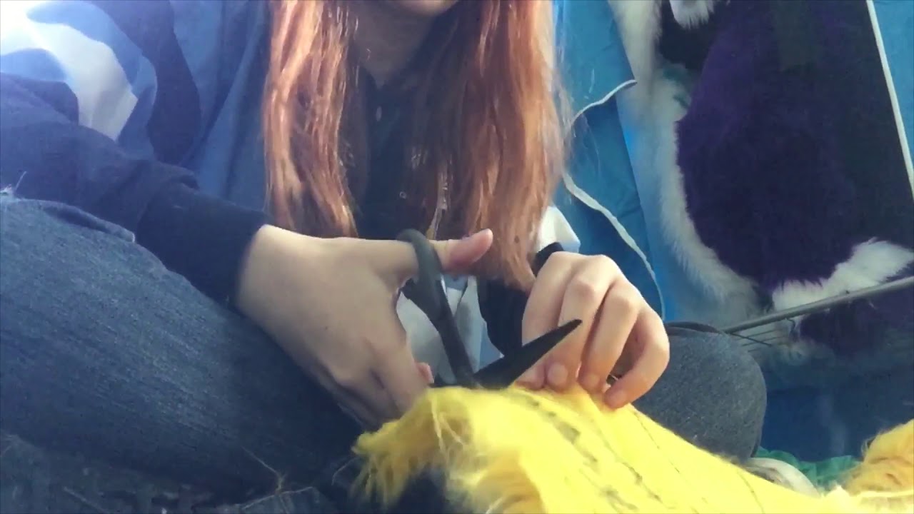 How to cut fur fabric with scissors correctly~ Mini tutorial #5