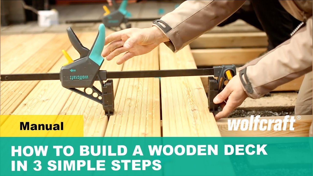 How To Build A Wooden Deck In 3 Steps
