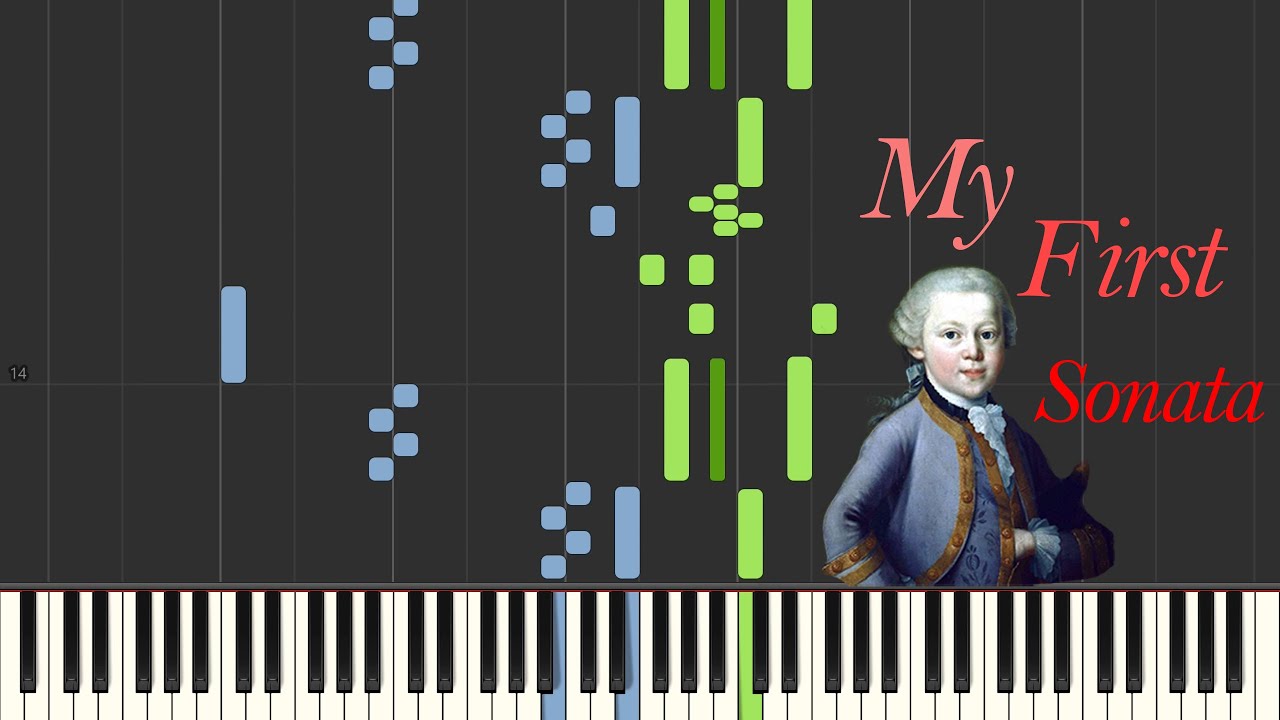 W. A. Mozart - Piano Sonata No. 1, K279 (Complete) [Piano Tutorial]