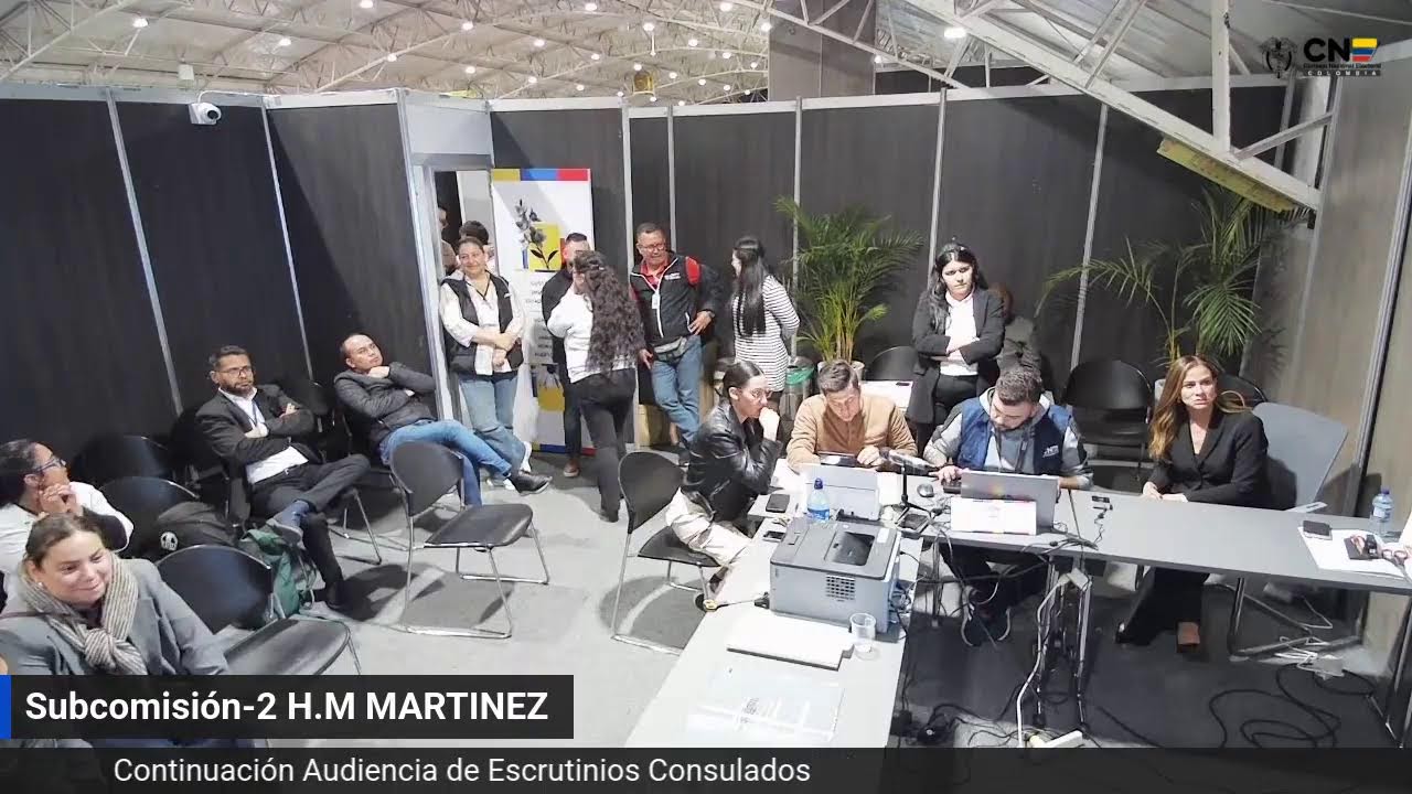 Continuación Audiencia de Instalación Escrutinios Consulados