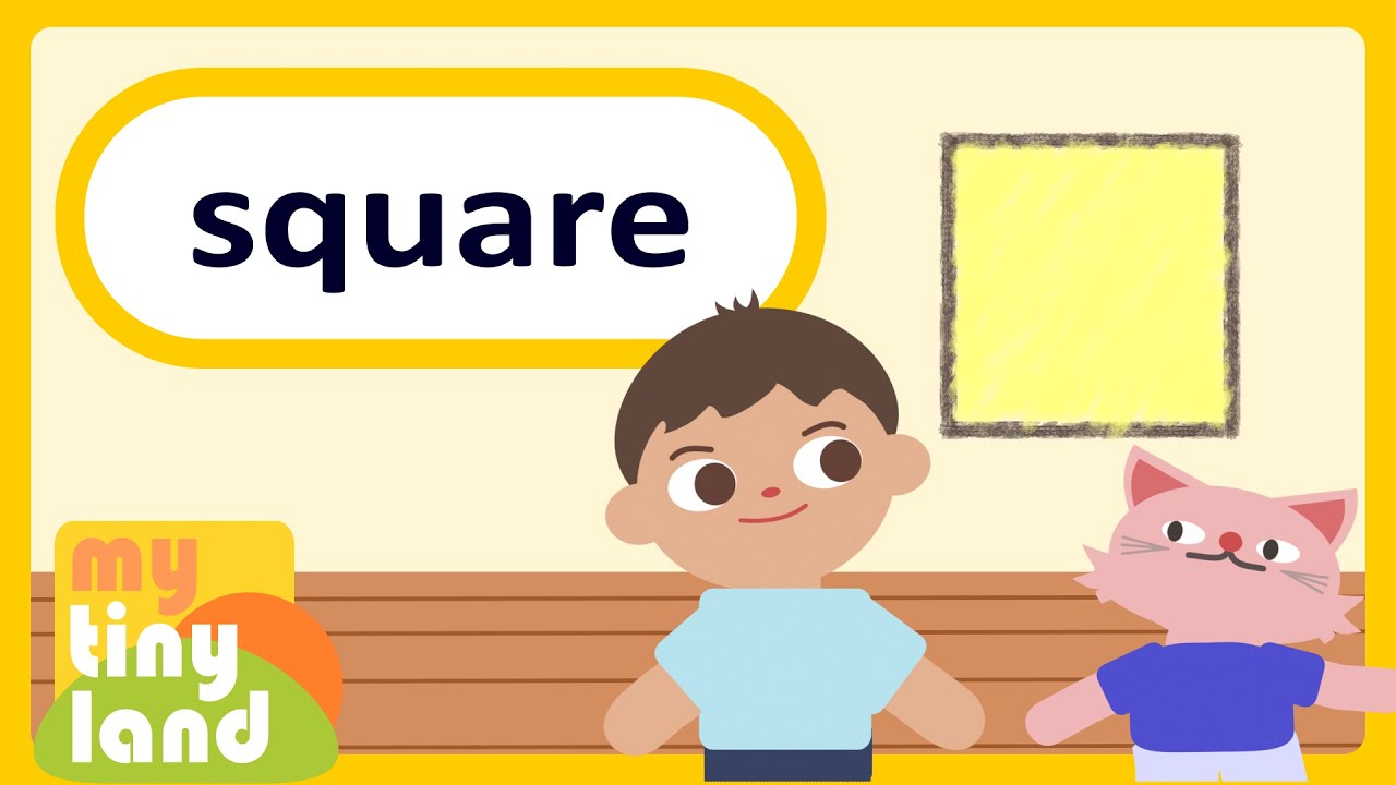 Exploring the Squares! | Shape Recognition| Shapes | Educational Video for Kids | My Tiny Land