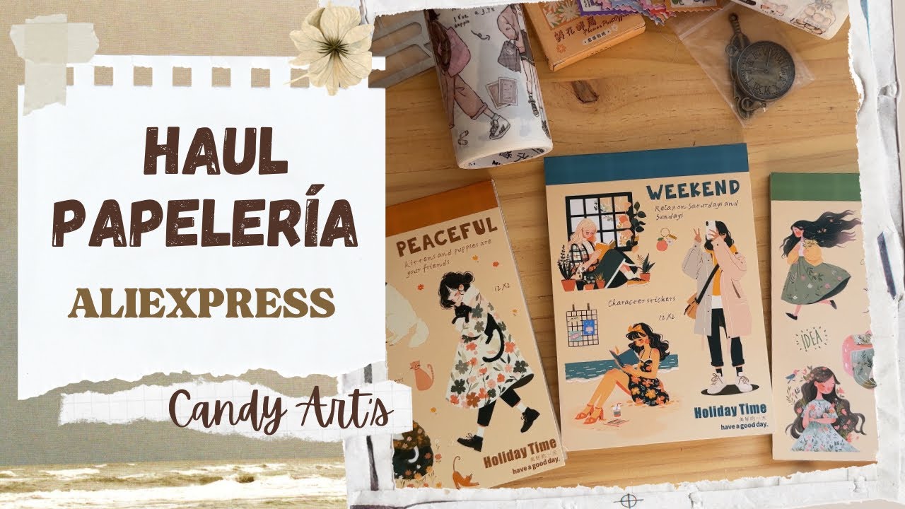 📦✨ Haul | Unboxing papelería Aliexpress: Pegatinas, sellos, regla y más 📦✨ #haul