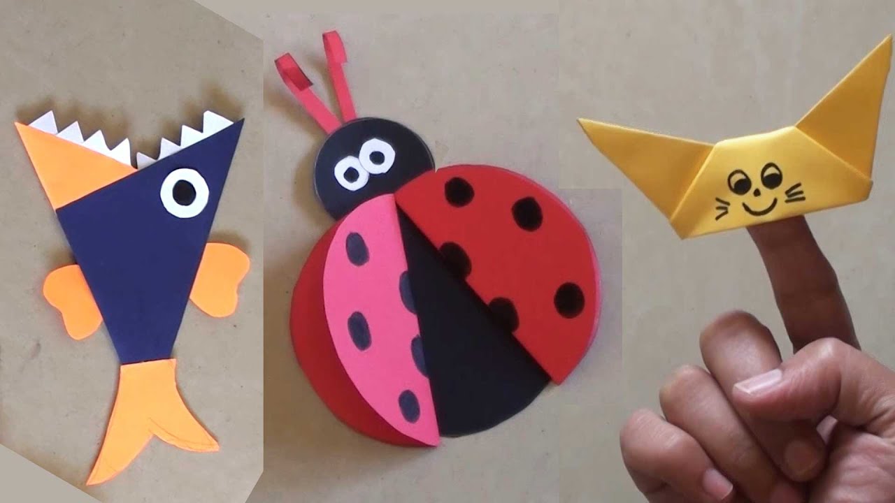 Best Paper Crafts Videos of 2020 | Paper Bug, Insect, Puppet & Fish