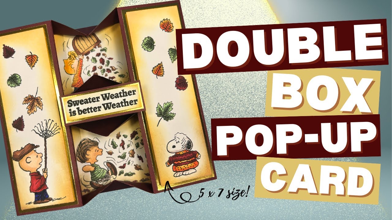 A FUN Fold Card for you to make TODAY! | Double Box Pop Up Card