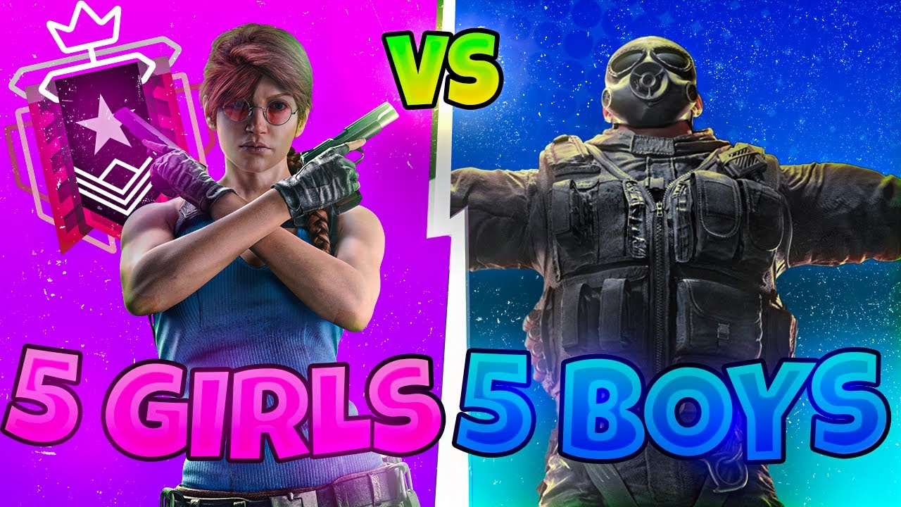 Смогут ли чемпионы E-Girls победить чемпионов E-Boys? - RAINBOW SIX SIEGE