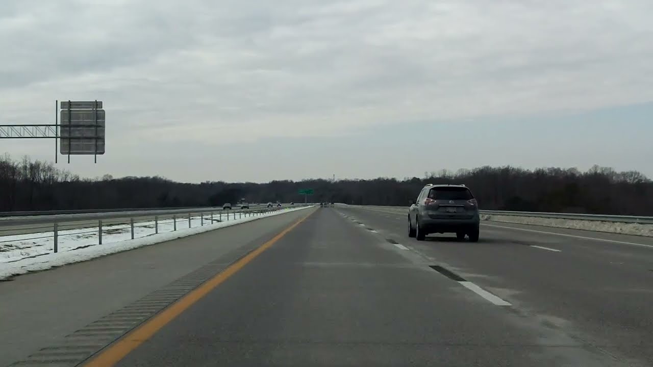 Greensboro Urban Loop (Interstate 840 Exits 21 to 10) westbound