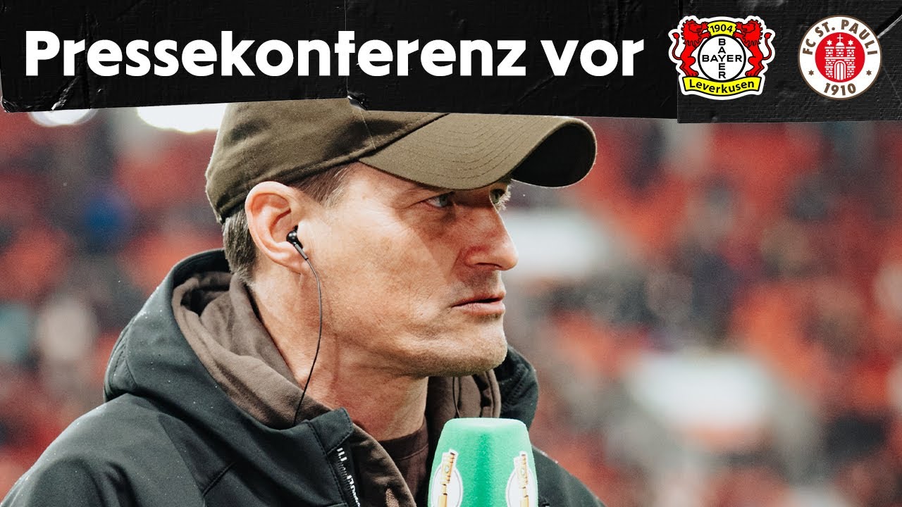 Die Pressekonferenz vor dem Spiel bei Bayer 04 Leverkusen