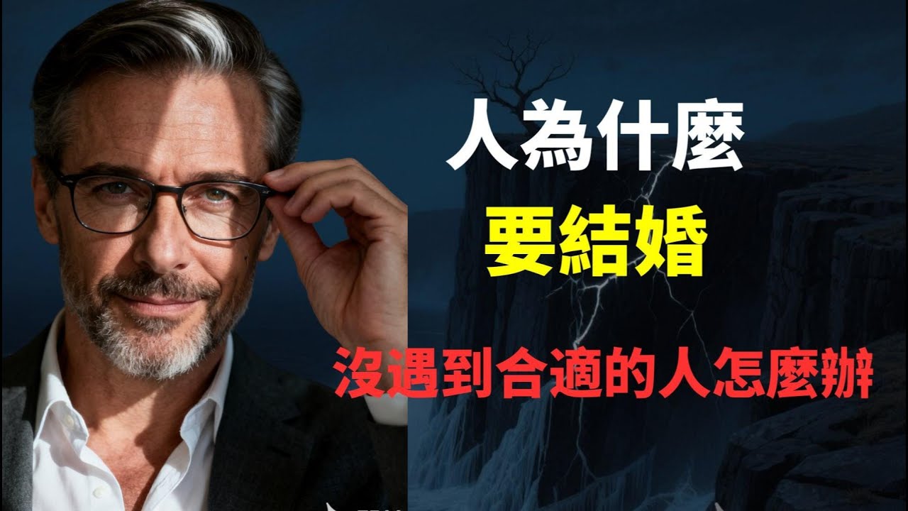 人为什么要结婚？沒遇到合適的人怎麼辦