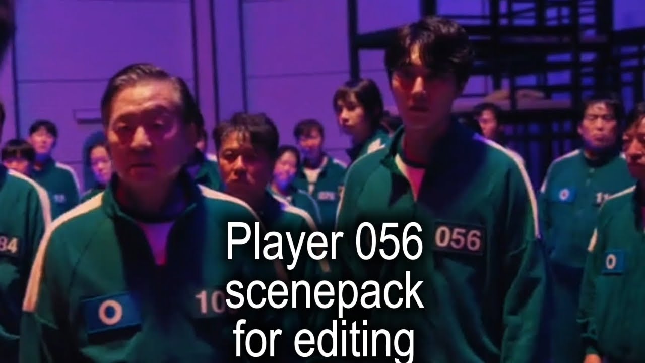 Player 056 Scenepack for editing Squid game S2 &bull; NO COPYRIGHT INTENDED