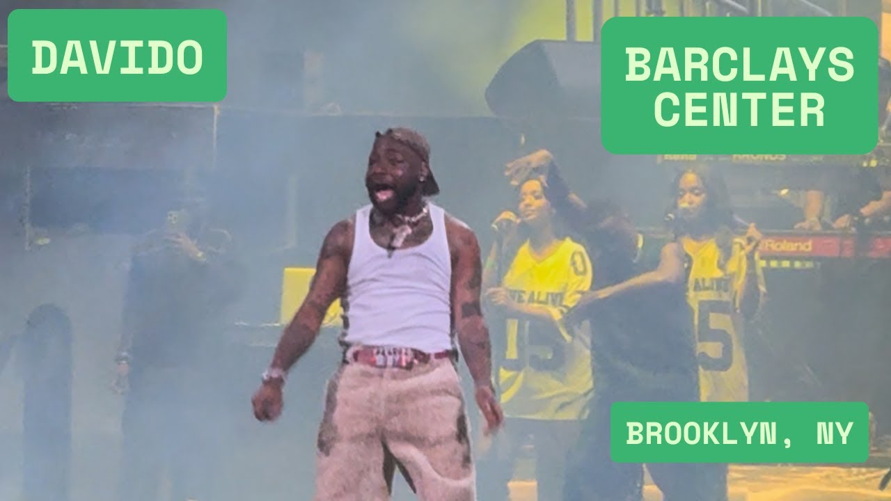 DAVIDO - BE THERE STILL | AWAY | FEEL | UNAVAILABLE Live At Barclays Centre Brooklyn #5iveAliveTour