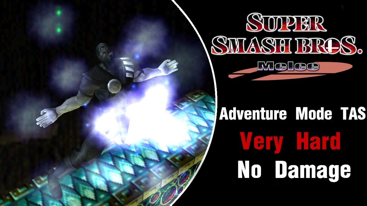 SSBM [TAS] - Sub-Zero Adventure Mode (Very Hard, No Damage)