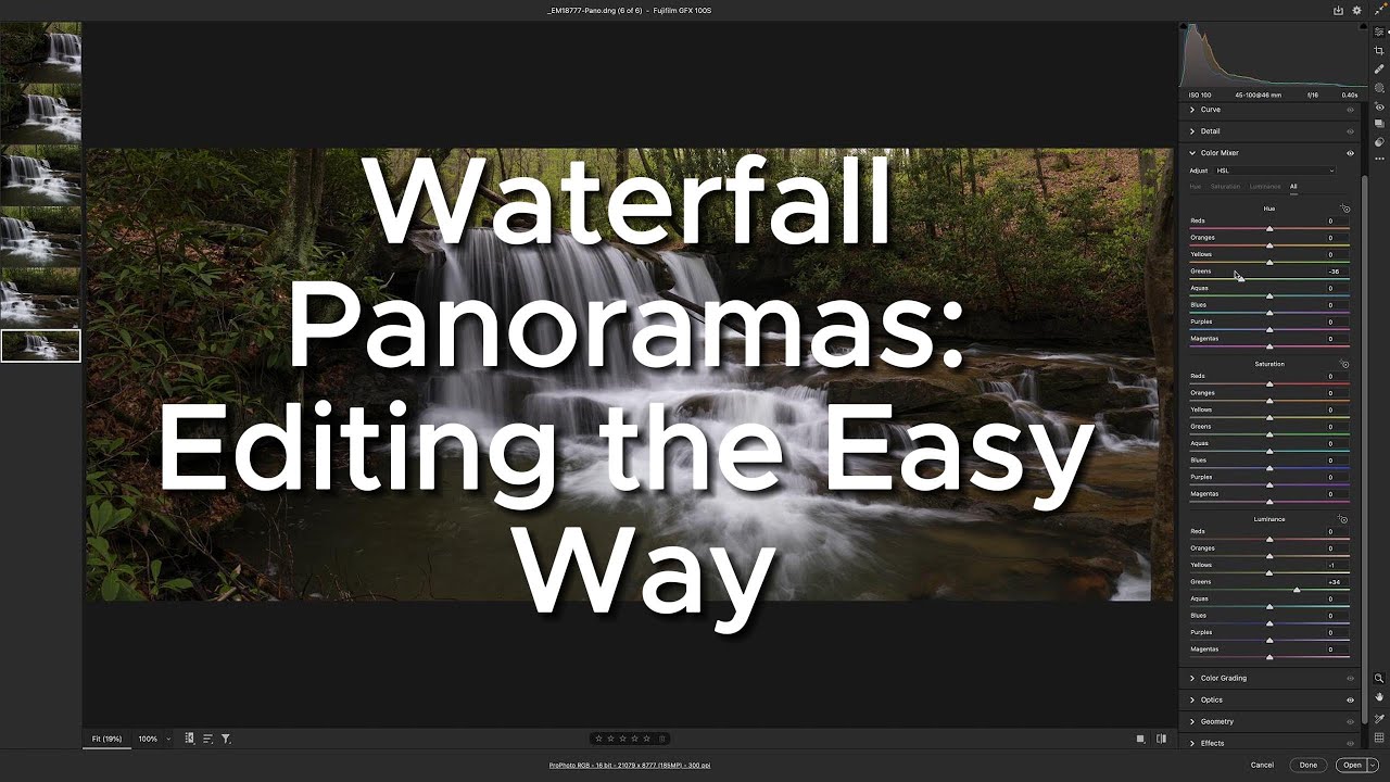 How to Edit a Panoramic Photo