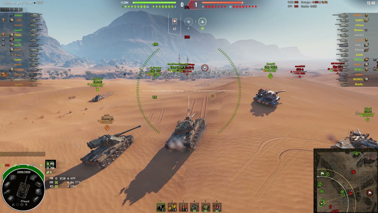 M48A5 Patton - Sand River map