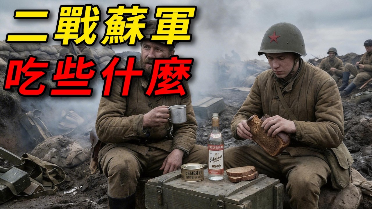戰壕裡的硬核菜單：揭秘二戰蘇軍前線究竟吃什麽？#二戰 #蘇聯紅軍 #軍事歷史 #歷史解密 #科普