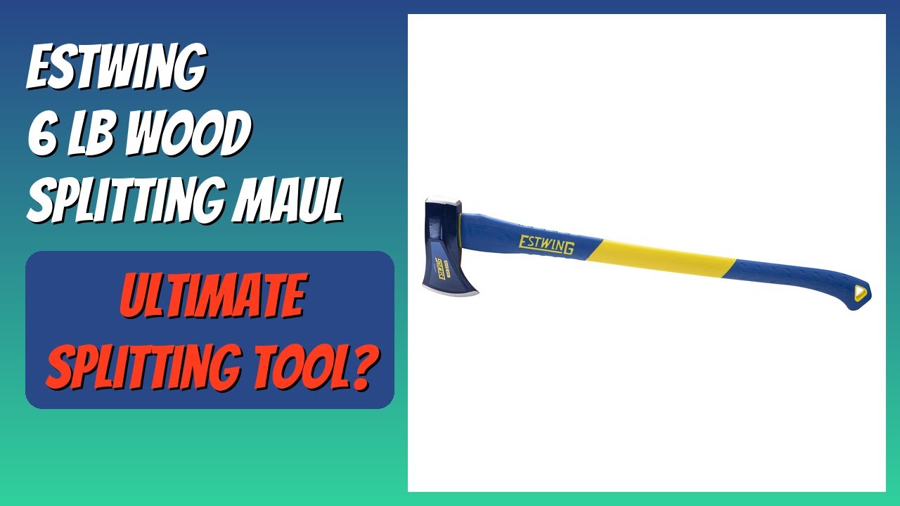 REVIEW (2026): Estwing 6 lb Wood Splitting Maul. Features