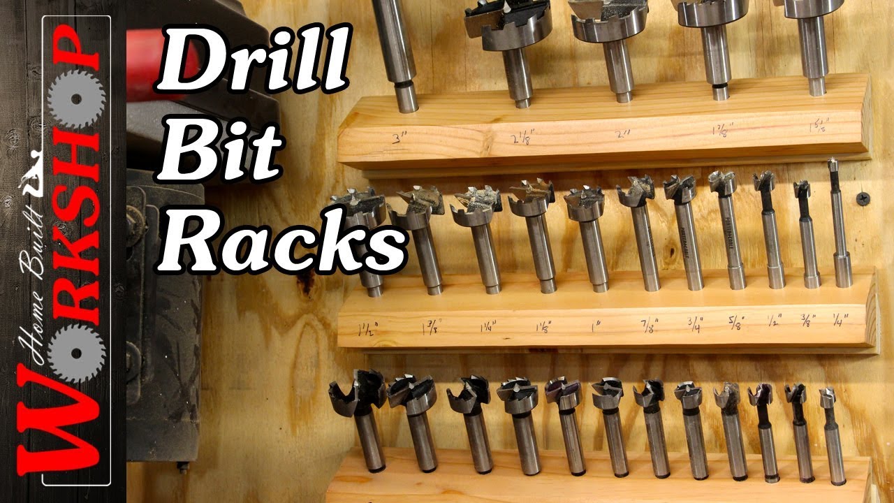 How to make a Drill Bit Rack | Workshop Storage