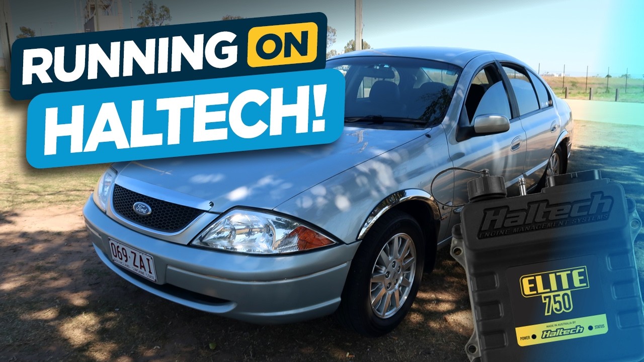Firing on a Haltech! Ford AU Fairmont Ghia Turbo Project Part 2 - Base Map & Road Tune!
