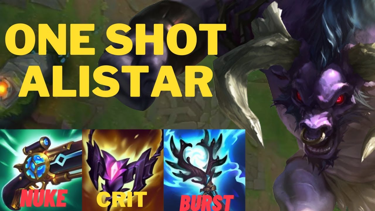 AP ALISTAR IS A MENACE TO VS MIDLANE YOU ONE SHOT ANYONE