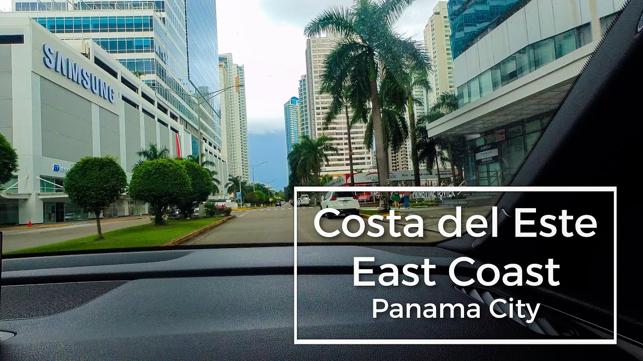 Panama City Exclusive Zone 💰💸  , Costa del Este (East Coast) Car Drive (Recorrido en Auto)