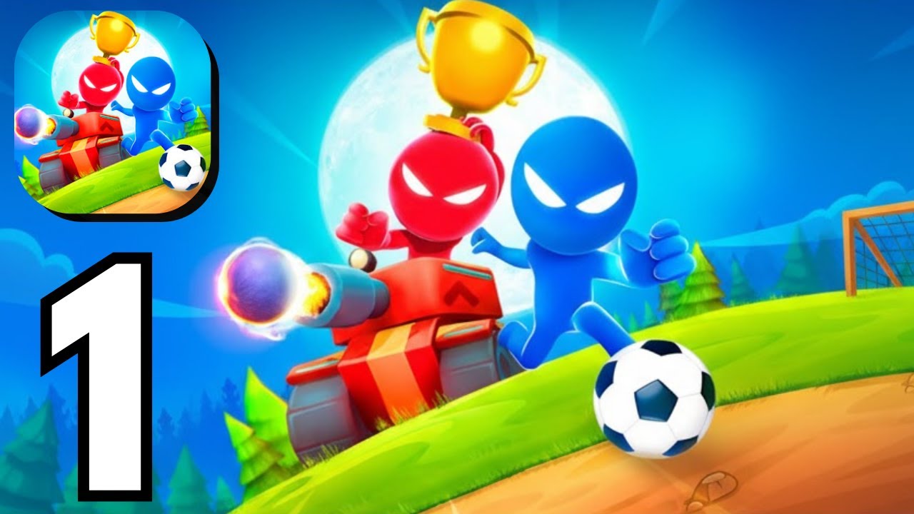 Stickman Party - Full Gameplay Walkthrough Part 1 New Tutorial Review (Android ios)