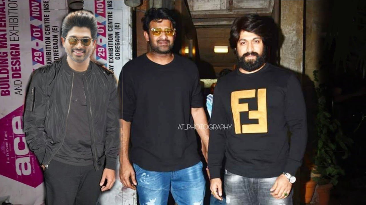 Allu Arjun, Prabhas and Yash Spotted Together at Bastian Bandra Mumbai | They Meet For Big Surprise
