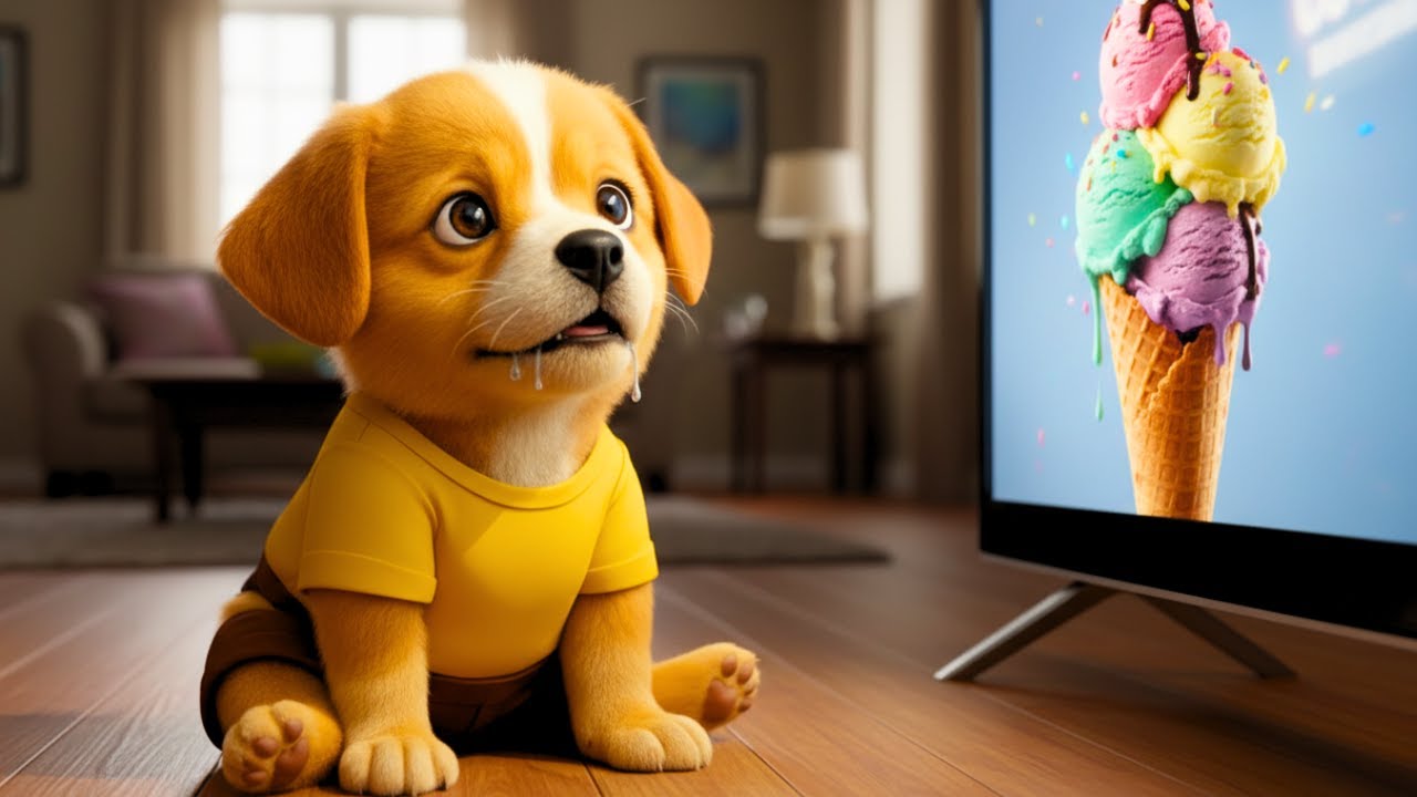 Baby Puppy Cries Because He Can’t Have Ice Cream 🍦😢… But Mama’s Warm Love Changes Everything ❤️