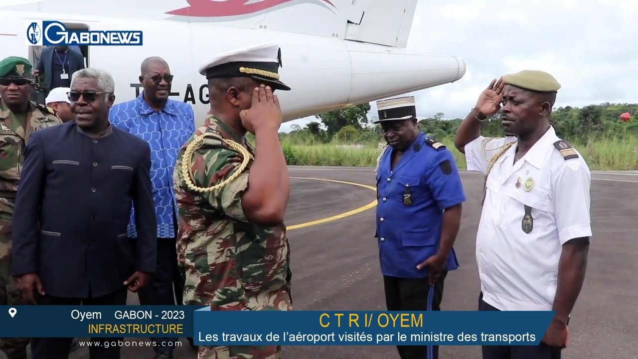 GABON/INFRASTRUCTURE: les travaux de l'aéroport d'oyem  visités par le ministre des transports