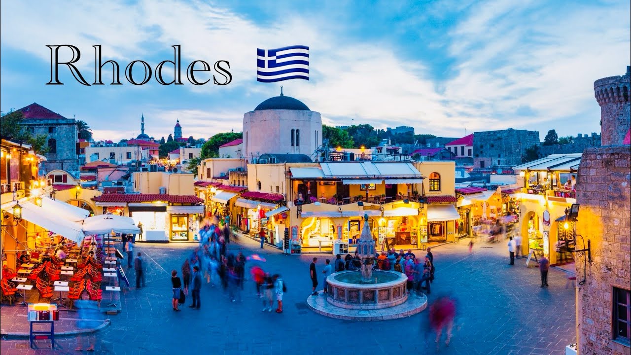 Amazing Rhodos City & Old Town Walk Tour in 4K Greece 2025 🇬🇷