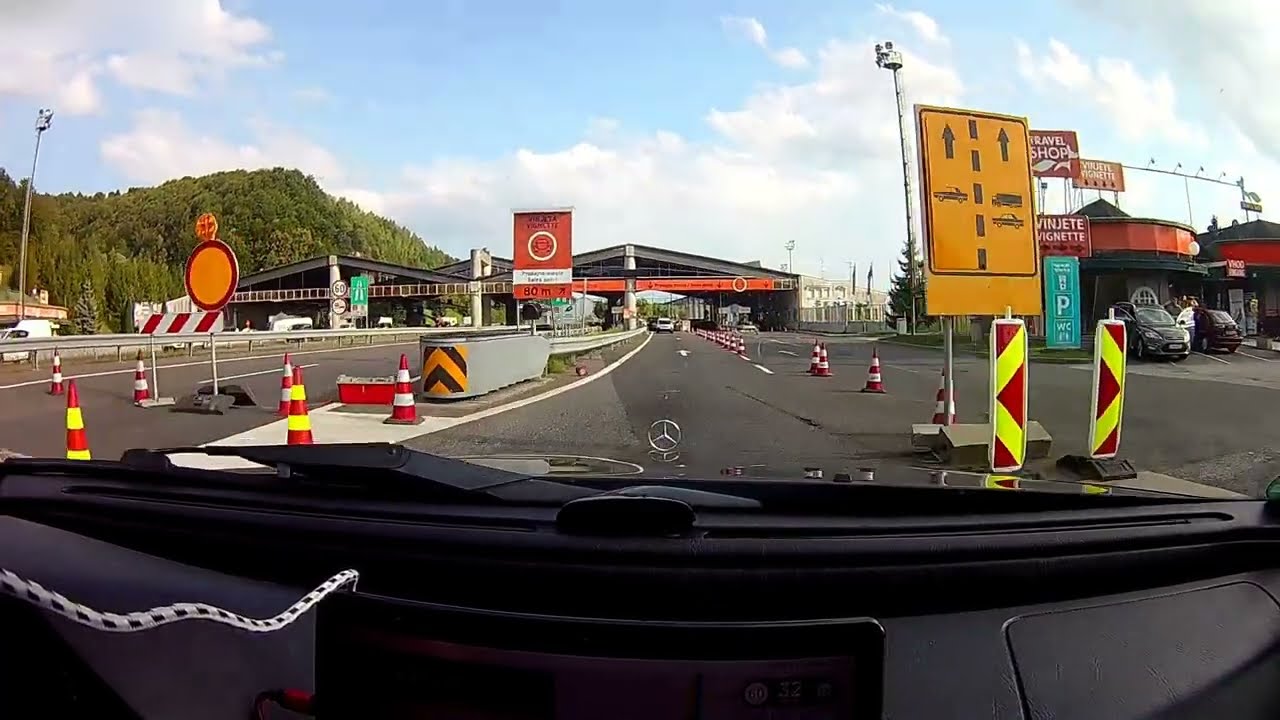 Deutschland - Kroatien - Grenzen und Mautstellen -- Border crossing Germany -Slovenia - Croatia 2020