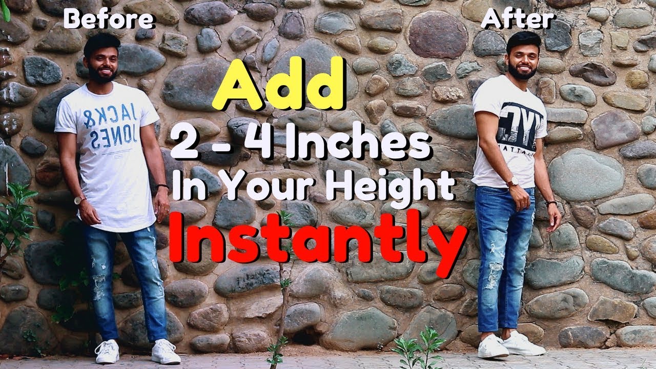 Add 2 to 4 Inches in Your Height Instantly | Increase Height Instantly |
