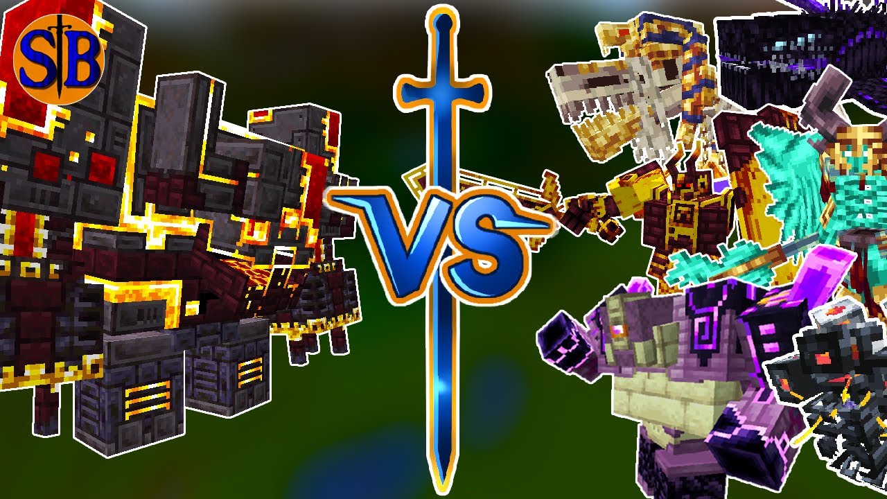 Reworked Netherite Monstrosity VS L_ender's Cataclysm's Bosses