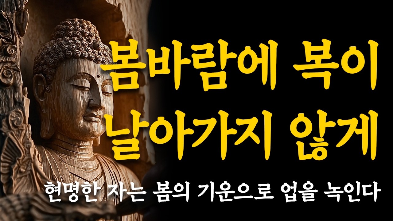 2026년 새봄, 인생의 마지막 대운이 찾아오는 법 I 지금 당장 버려야 할 것들 I  자면서 듣는 부처님 말씀 I 마음 청소 I 업장 소멸 I 인생 조언 I 오디오북 I 명상 I