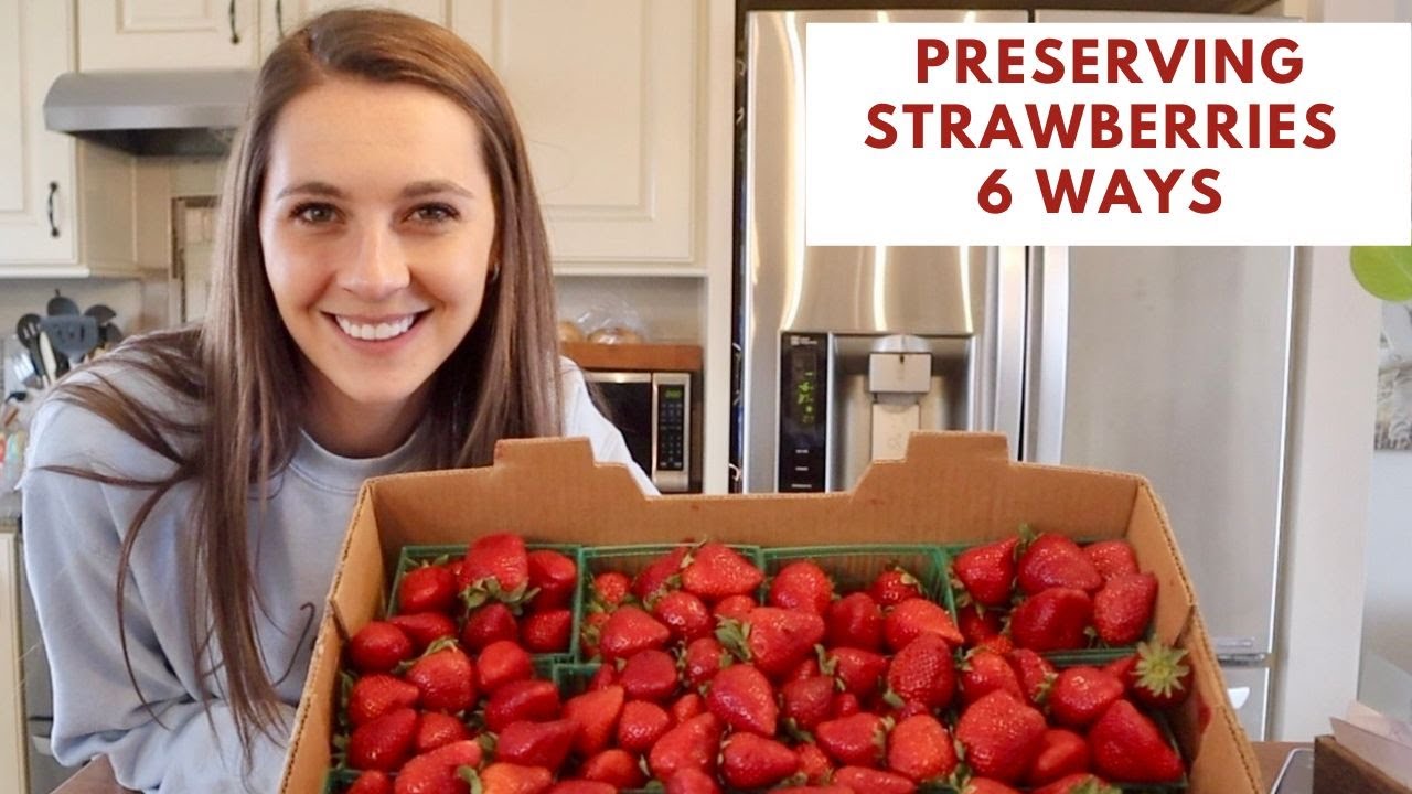 New and Creative Ways to Preserve Strawberries