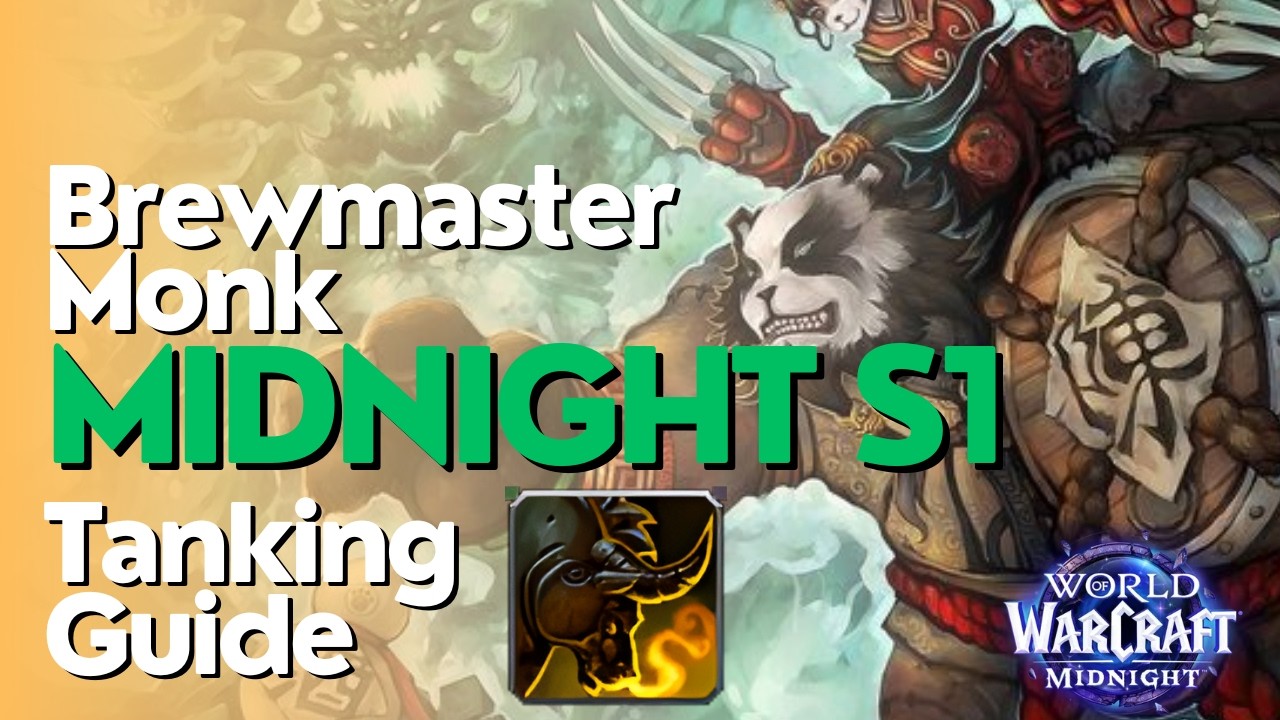 Brewmaster Monk Midnight Season 1 Beginner Raid & M+ Guide