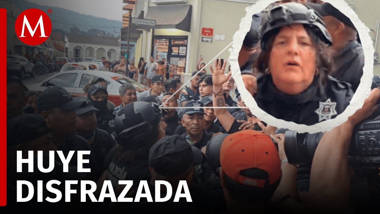 Tras disturbios en San Andr&eacute;s Tuxtla, alcaldesa tuvo que huir disfrazada de polic&iacute;a