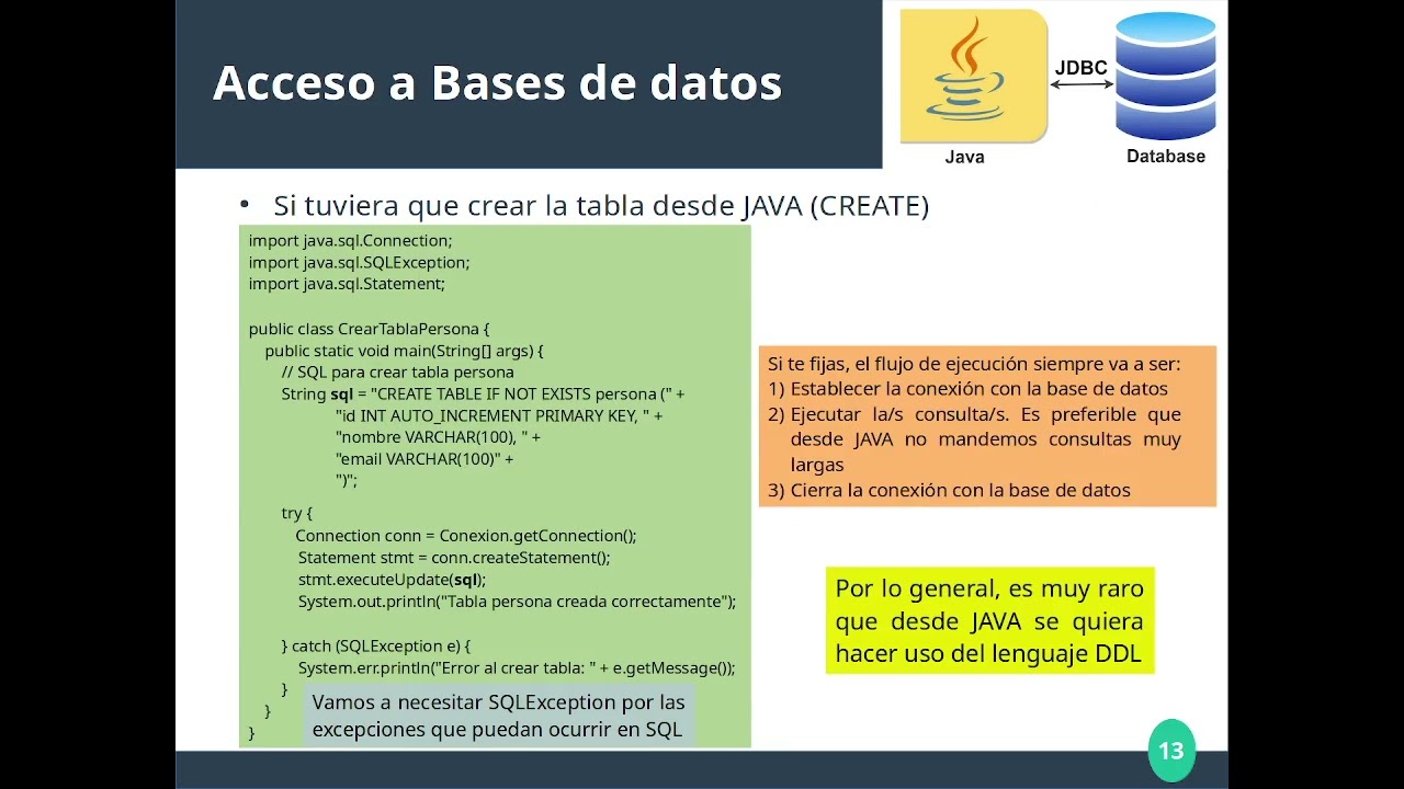 32 Ejemplo BD Java