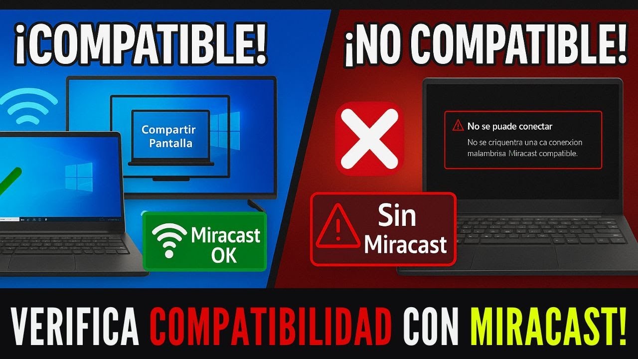 ✅ Verificar Si Pc Es Compatible Con Compartir Pantalla / Pc Soporta Miracast Windows❓