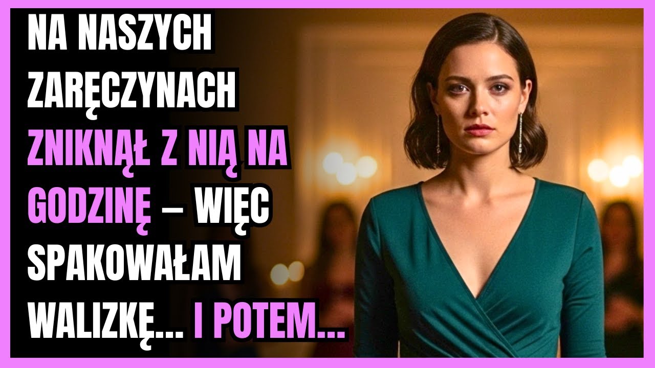 Na naszych zaręczynach zniknął z nią na godzinę — więc spakowałam walizkę… i potem…