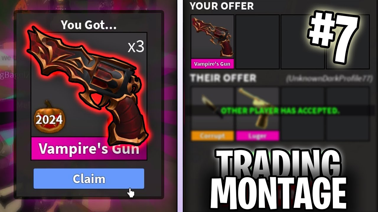 🧛 VAMPIRE FLIPS 🧛 MM2 TRADING MONTAGE 7